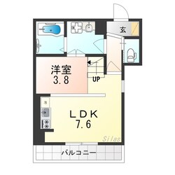 キャルムコート交野2番館の物件間取画像